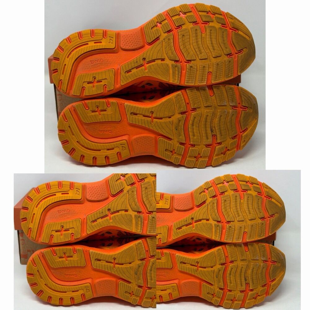 Brooks Ghost 14 Turkey Trot Thanksgiving Running Shoes Women 7B Orange AUTH - Picture 16 of 16